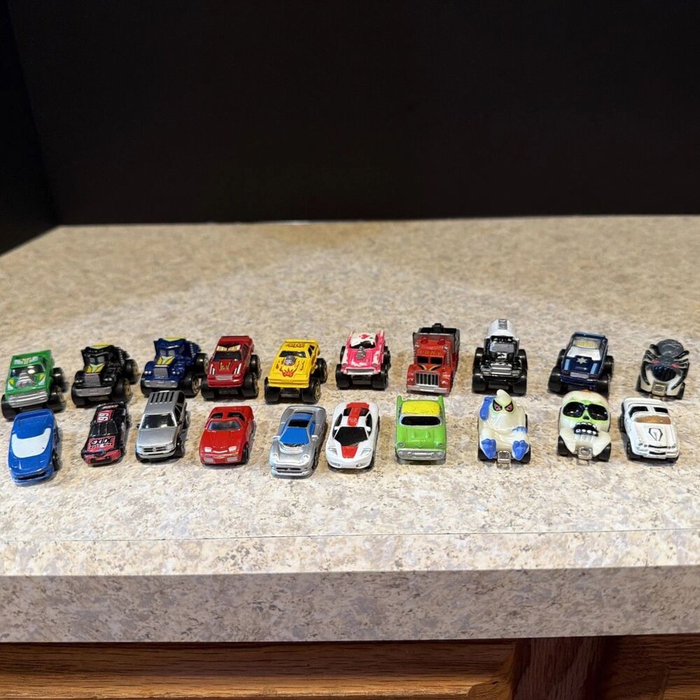 Vintage 80s 90s Monster Truck Car Lot 20 Majorette Sonic Flashers Hot Wheels
